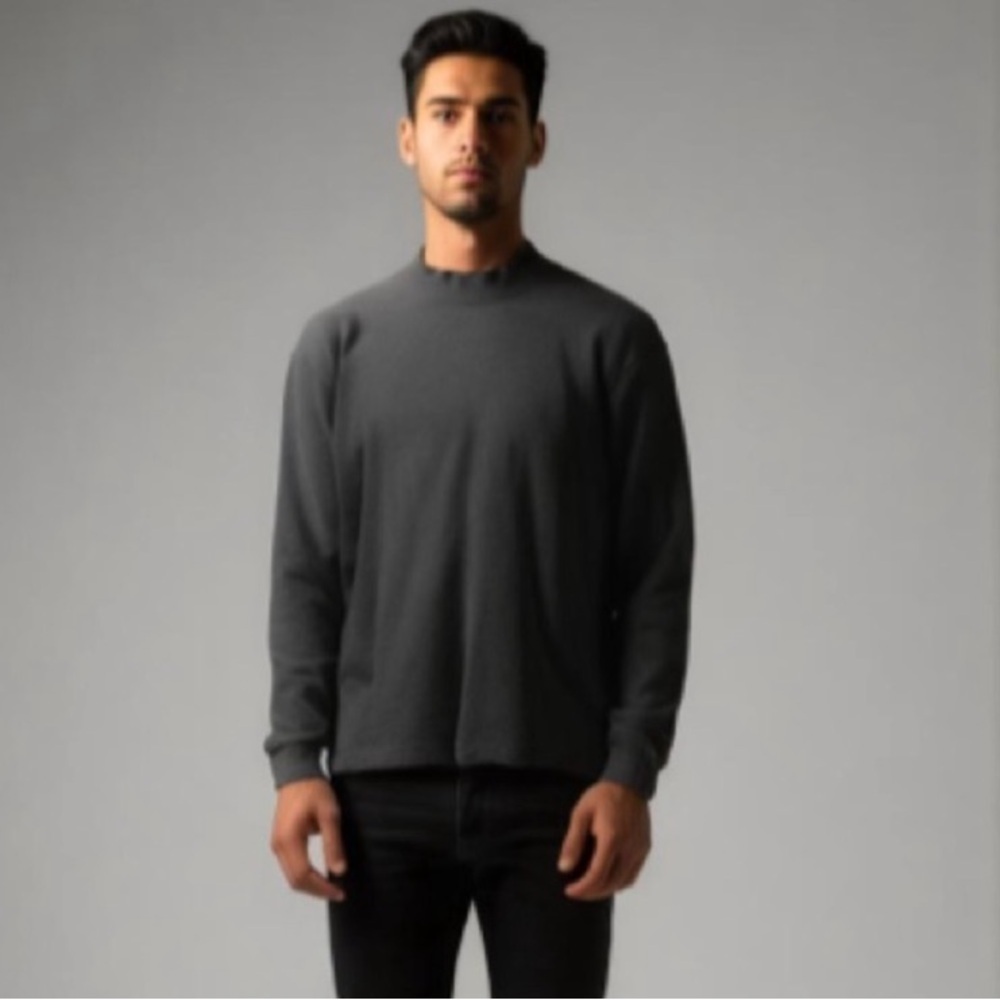 Britches Black Long Sleeve Pullover Sweatshirt, Size extra large